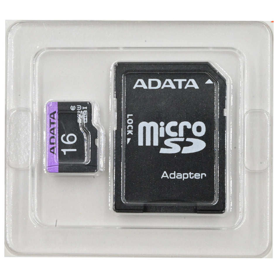 ADATA microSDHC card with adapter 16GB