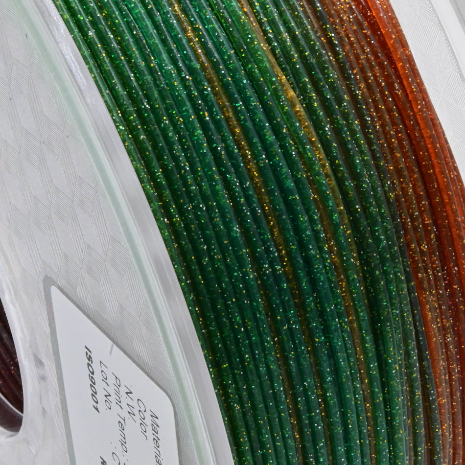 CRON PLA Filament, 1kg, 1.75mm, Shining Rainbow