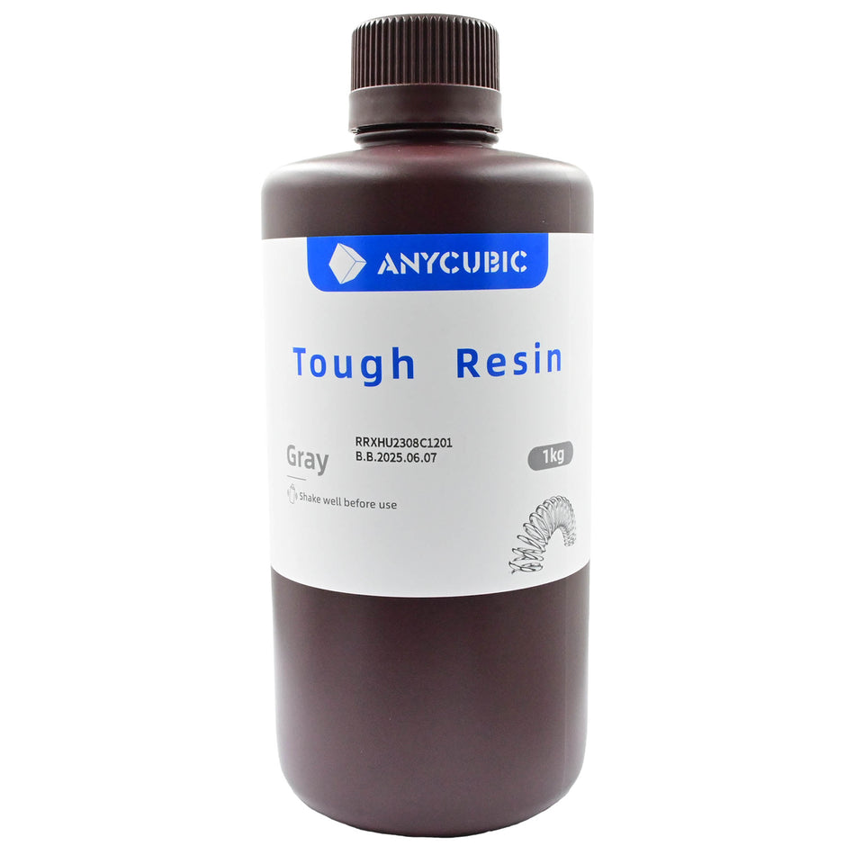 Anycubic Flexible Tough UV Resin, 1kg, Grey