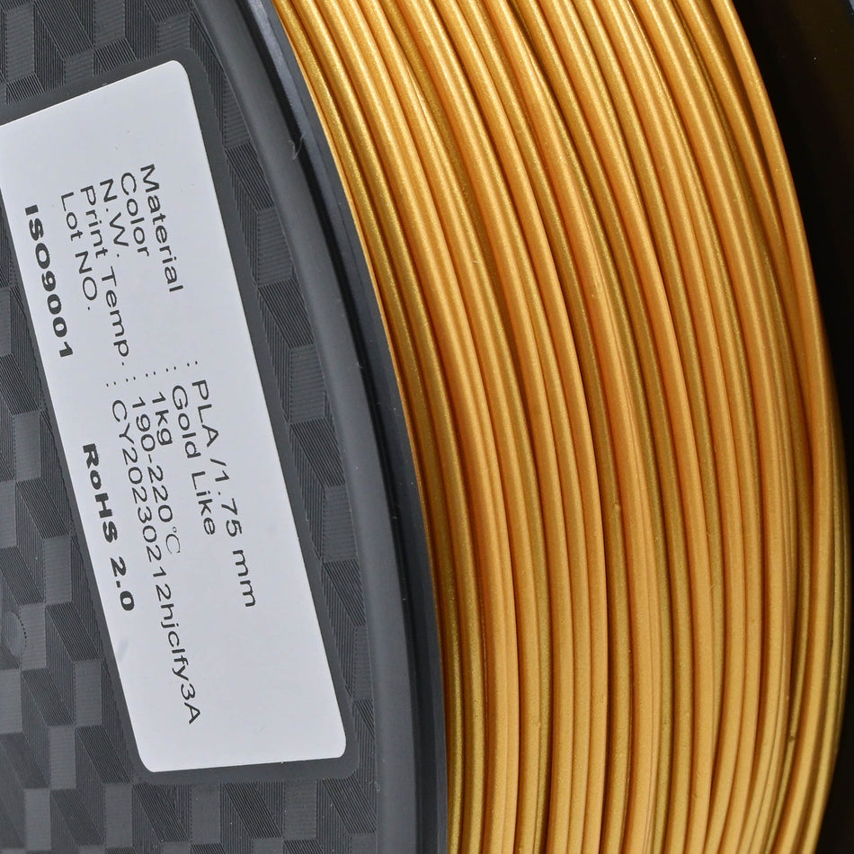 CRON Metal Fill Filament, 1kg, 1.75mm, Gold Like