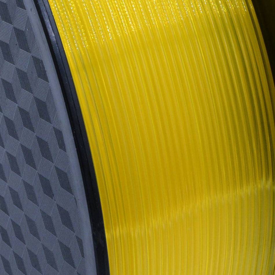CRON PLA Transparent Filament, 1kg, 1.75mm, Yellow