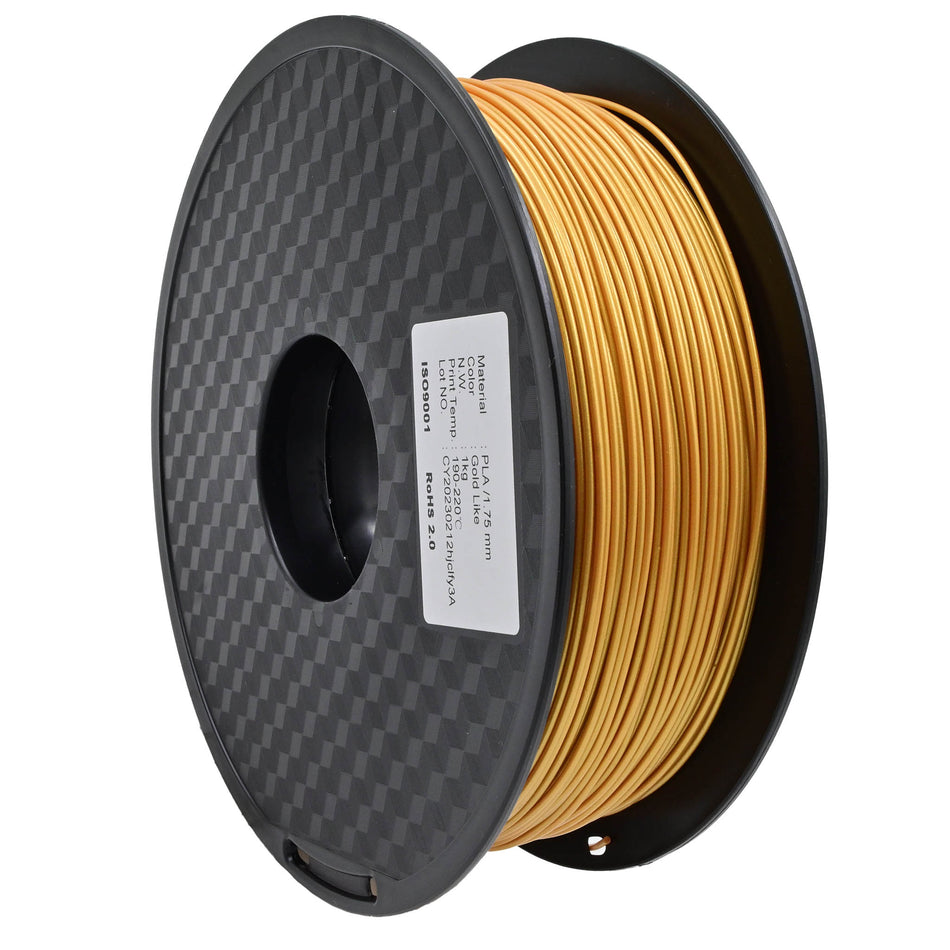 CRON Metal Fill Filament, 1kg, 1.75mm, Gold Like