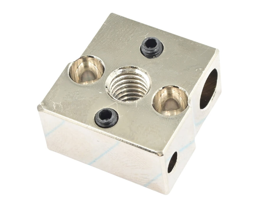 Copper Heater Block, Nickel plated for Creality CR-6 SE