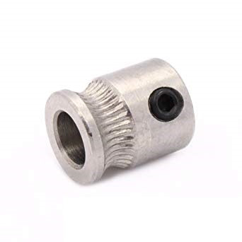 Extruder Gear for direct drive extruder, MK8, Stainless Steel