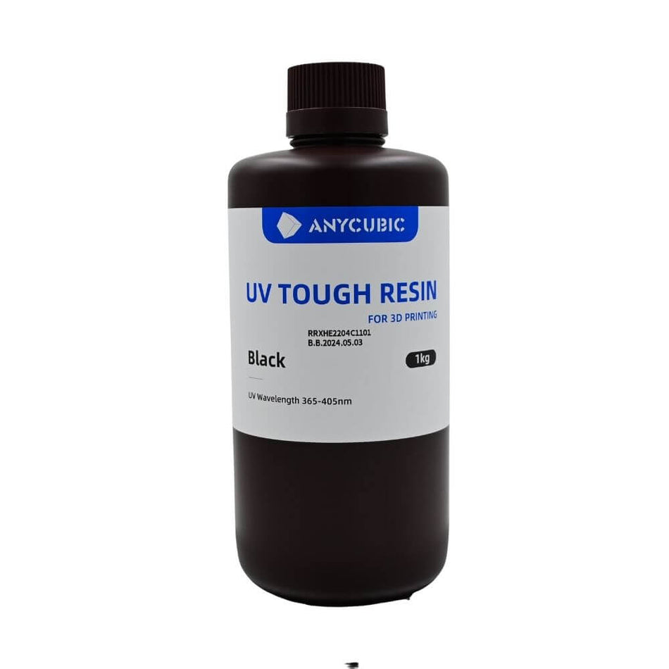 Anycubic Flexible Tough UV Resin, 1kg, Black