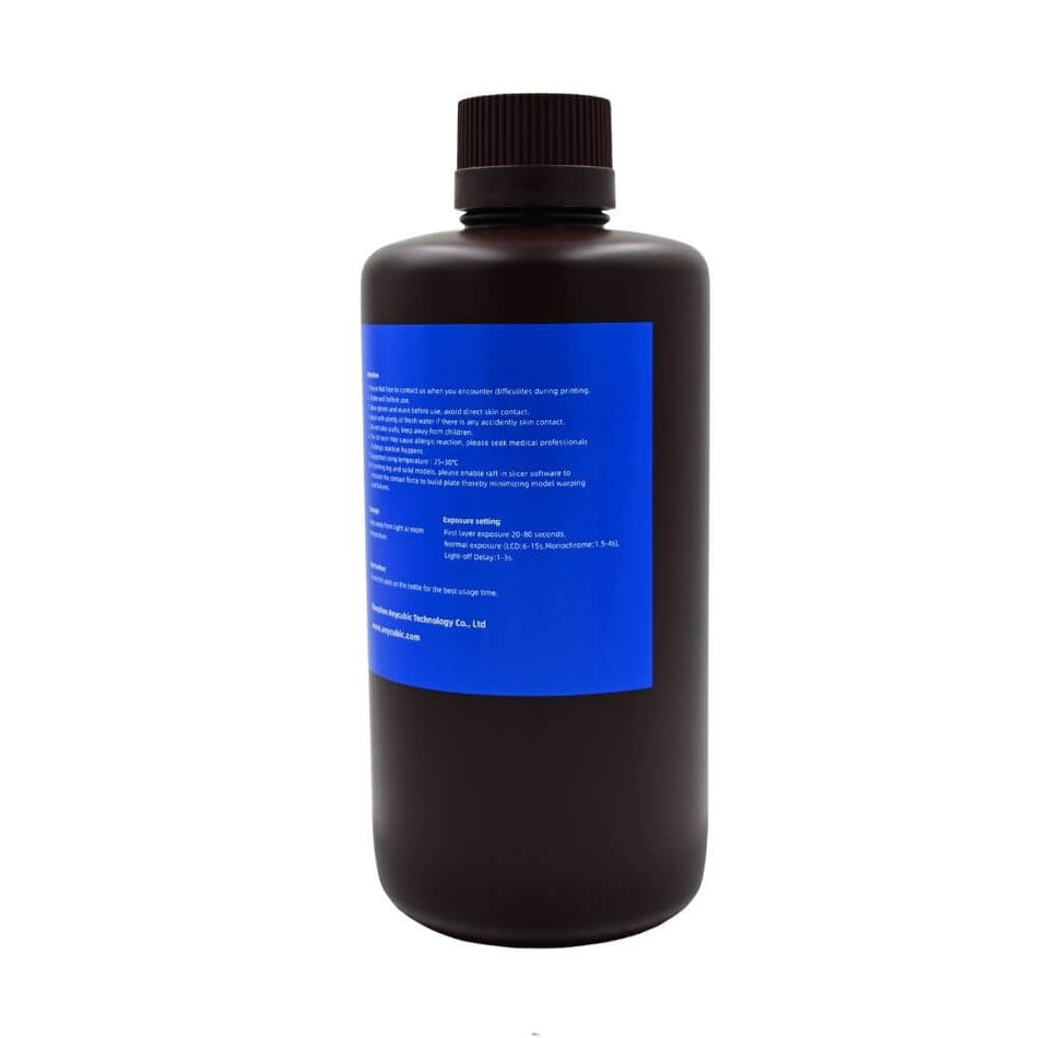 Anycubic Flexible Tough UV Resin, 1kg, Black