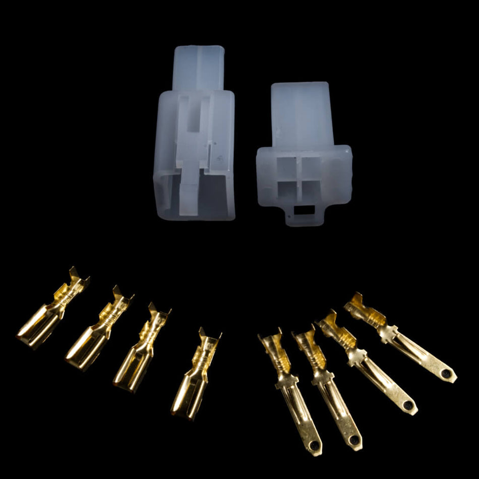 4-Pin Male-Female Power Connector with pins