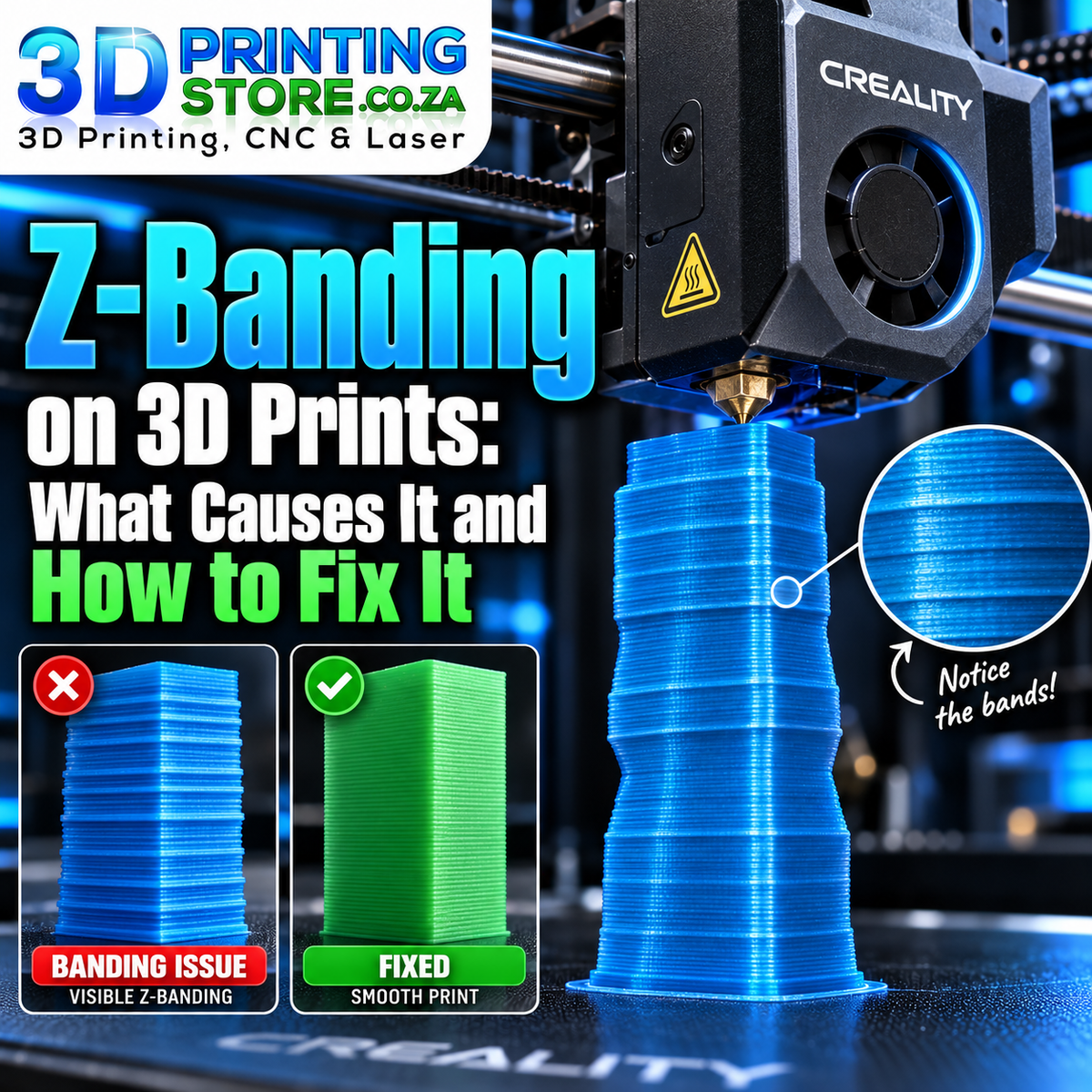 Z-Banding on 3D Prints: What Causes It and How to Fix It