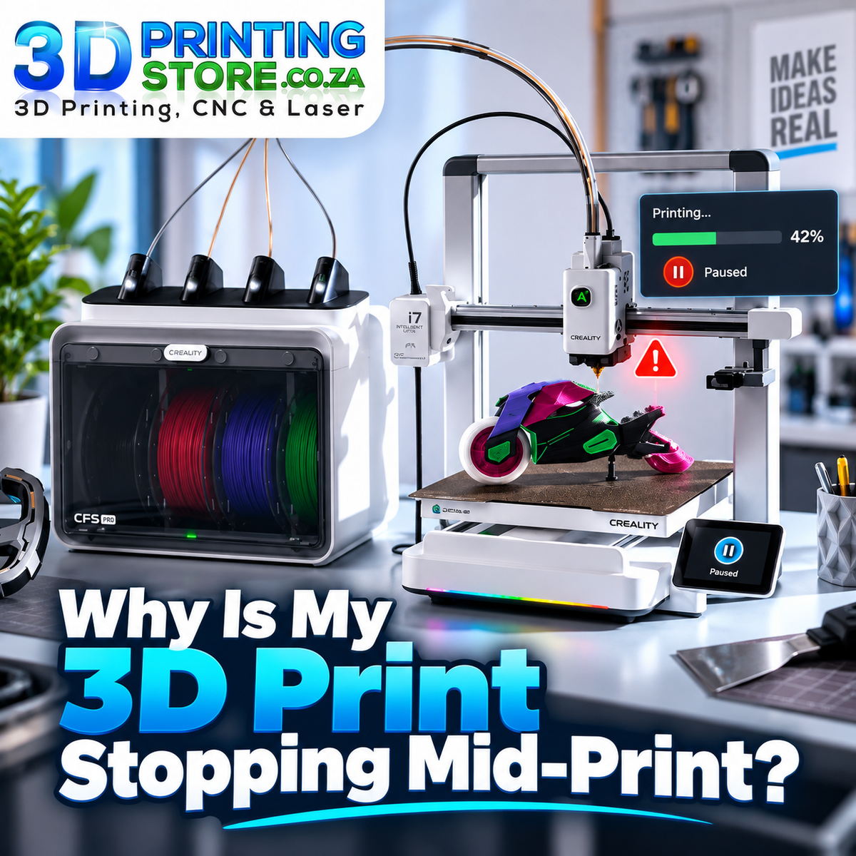 Why Is My 3D Print Stopping Mid-Print?