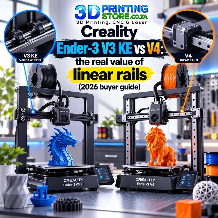 Creality Ender-3 V3 KE vs V4: the real value of linear rails (2026 buyer guide)