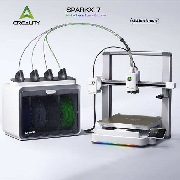 Creality SparkX i7 3D Printer with CFS Lite 4 Filament Dispenser 2026