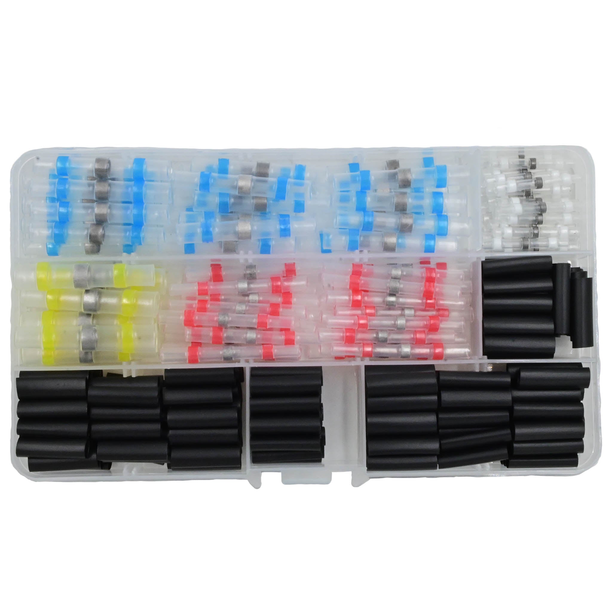 Waterproof Heat Shrink Solder Connector Set, 250 Pieces – 3D