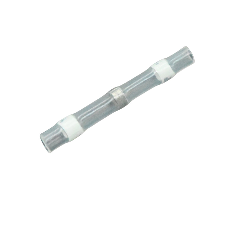 Waterproof Heat Shrink Solder Connector, White, Pack of 50