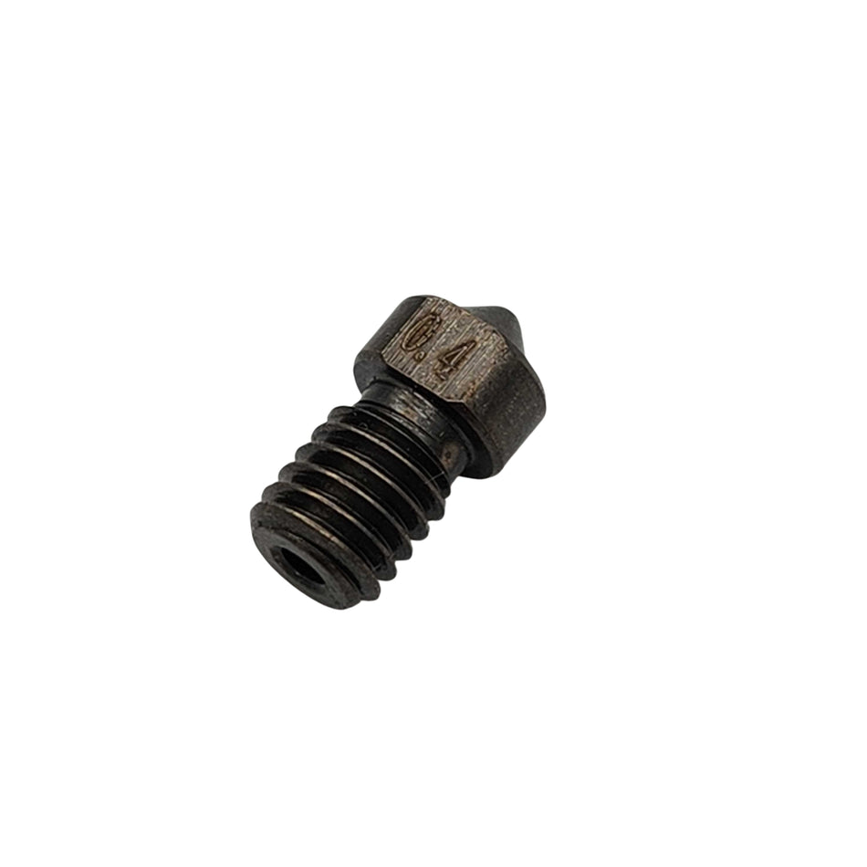 Hardened steel Nozzle for E3D Metal Hot End, 0.4mm, 1.75mm Filament