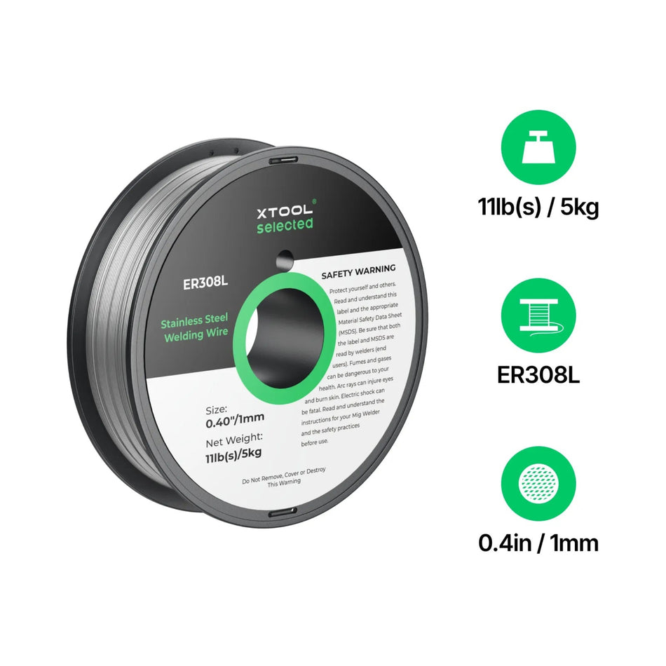 xTool MetalFab ER308L Stainless Steel Welding Wire