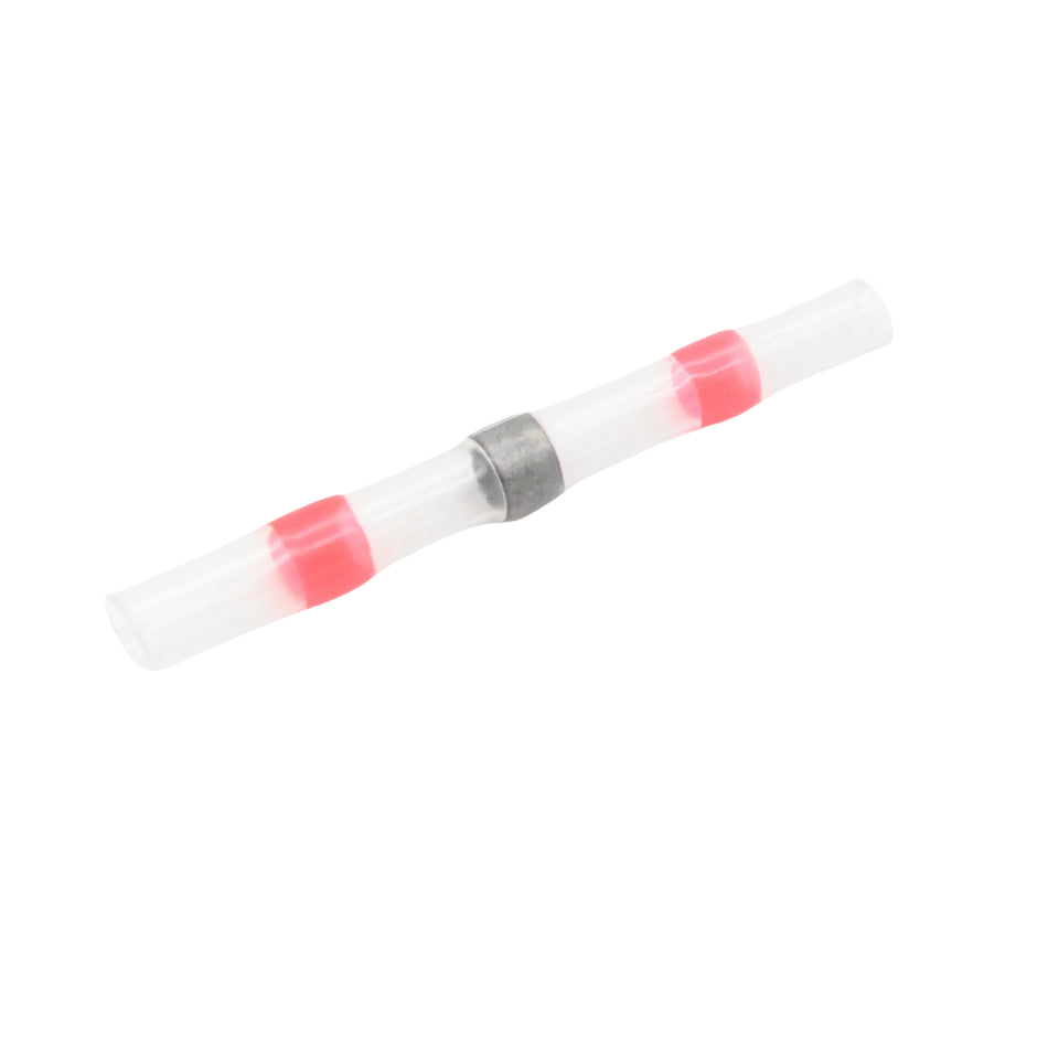 Waterproof Heat Shrink Solder Connector, Red, Pack of 50