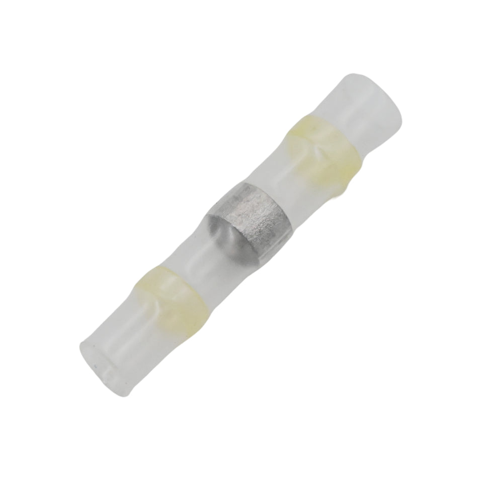 Waterproof Heat Shrink Solder Connector, Yellow, Pack of 50