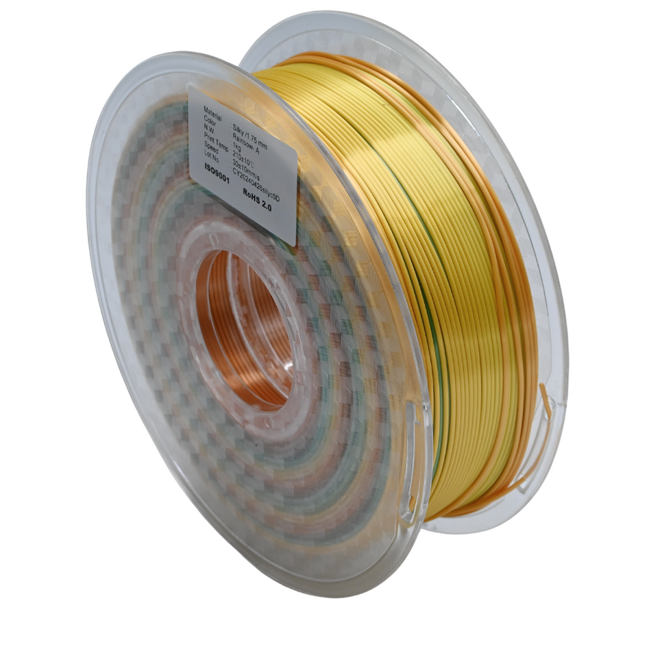 CRON Silk Filament, 1kg, 1.75mm, Rainbow A