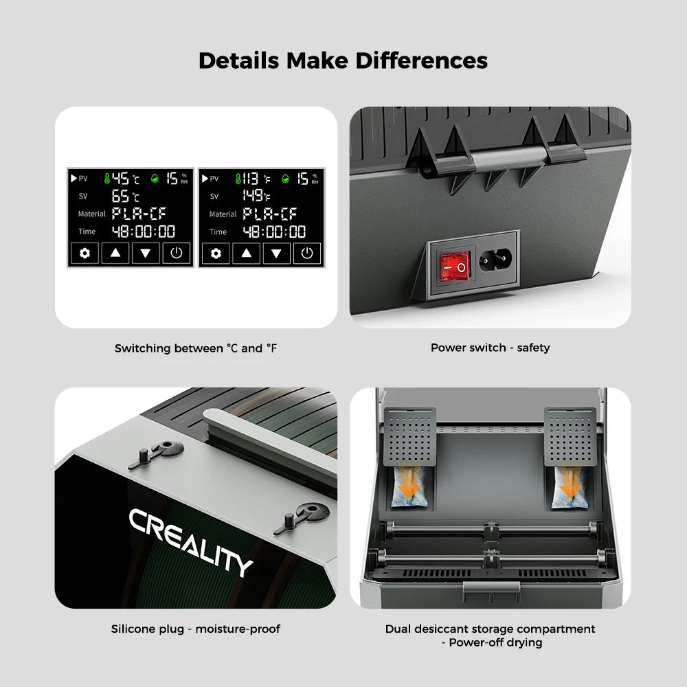 Creality Space Pi V2 Plus Dual Filament Dryer