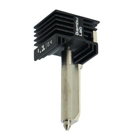 Bambu Lab Hot End for P2S, H2S, H2D, 0.4mm Hardend Nozzle