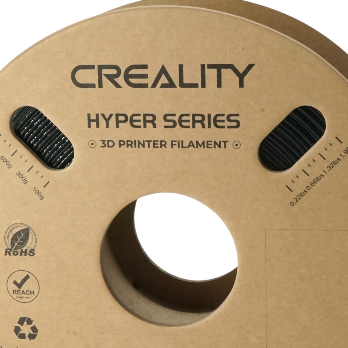 Creality Hyper PETG Filament, 1.75mm, 1kg, Black
