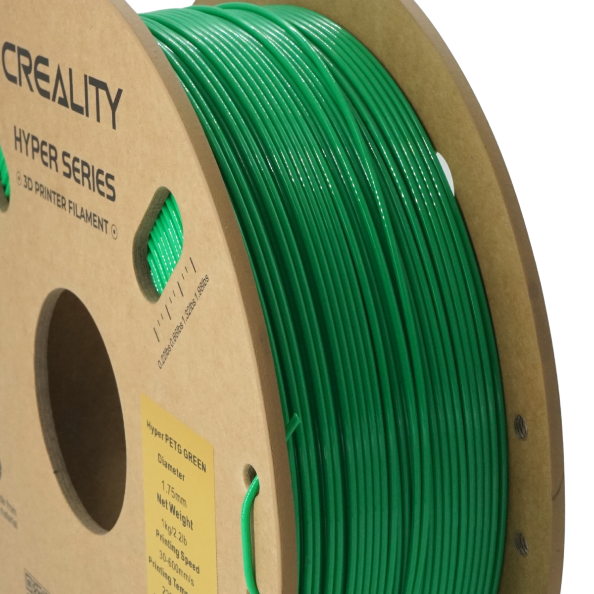 Creality Hyper PETG Filament, 1.75mm, 1kg, Green