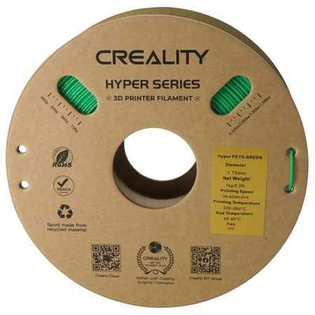 Creality Hyper PETG Filament, 1.75mm, 1kg, Green