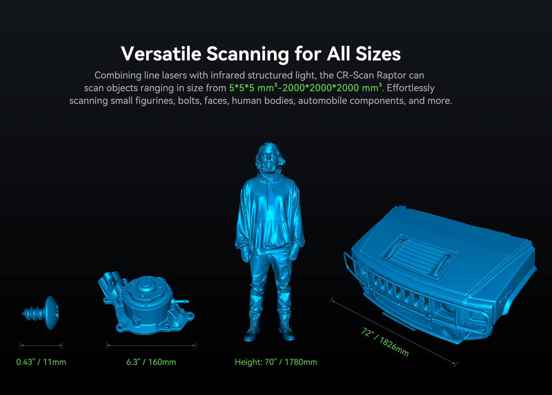 Creality CR-Scan Raptor 3D Scanner – 3D Printing Store