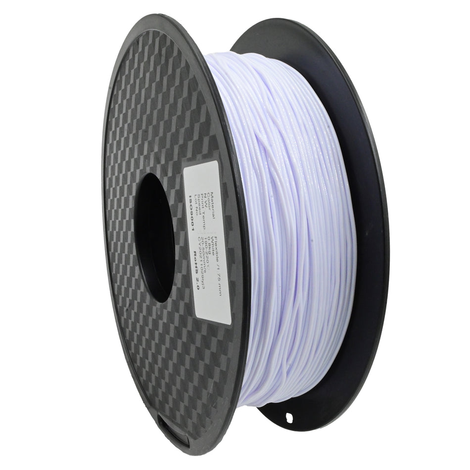 CRON Flexible Filament, 0.8kg, 1.75mm, White