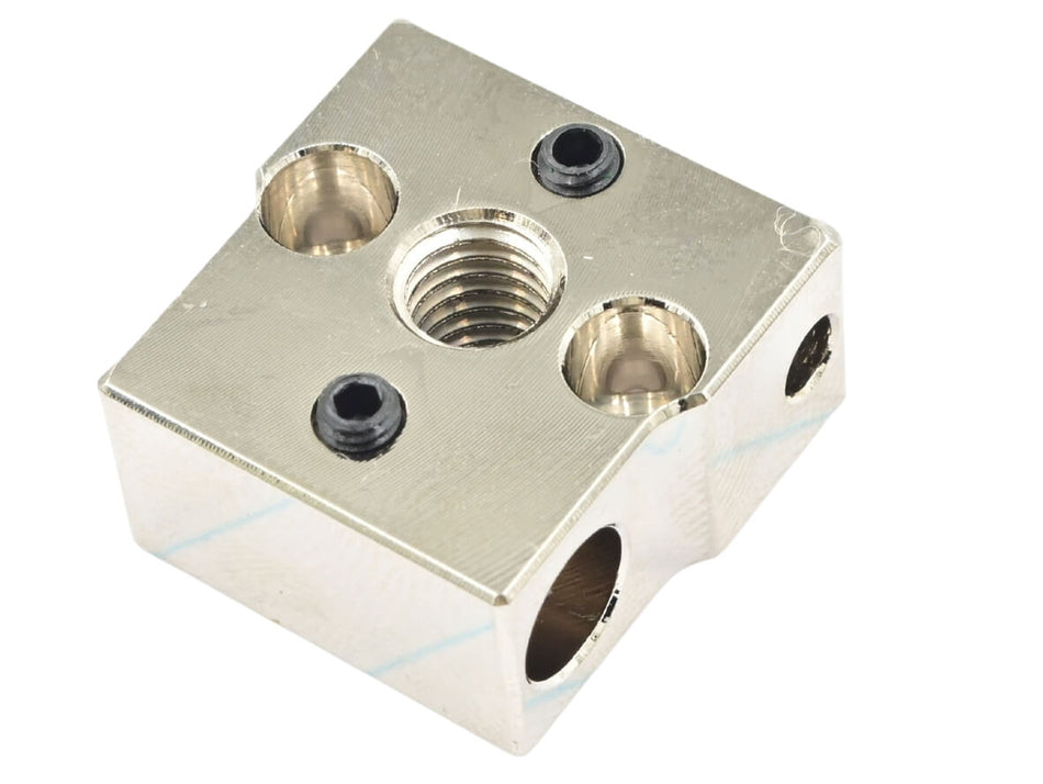 Copper Heater Block, Nickel plated for Creality CR-6 SE