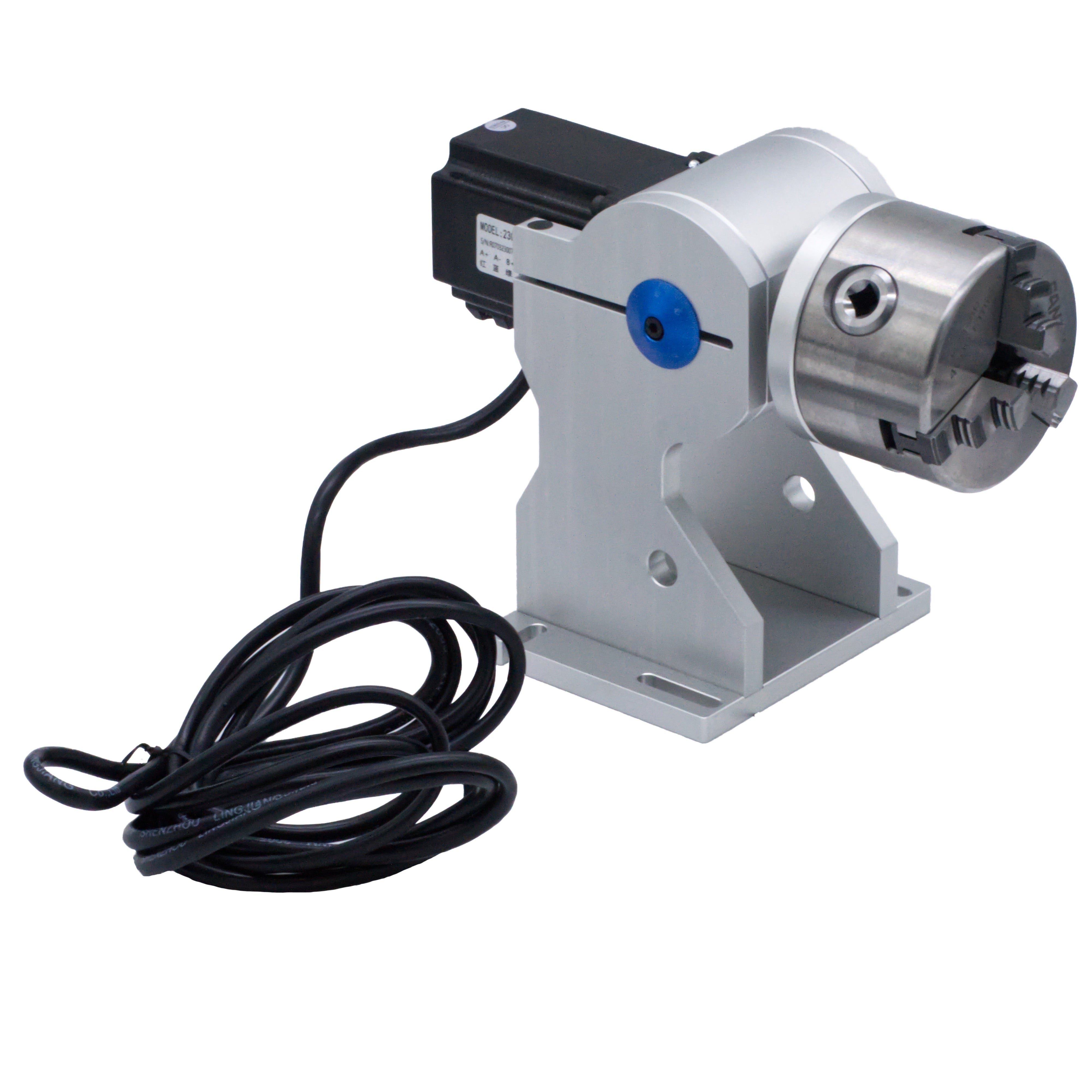 Rotary attachment for Laser Cutter with 80mm Chuck – 3D Printing Store