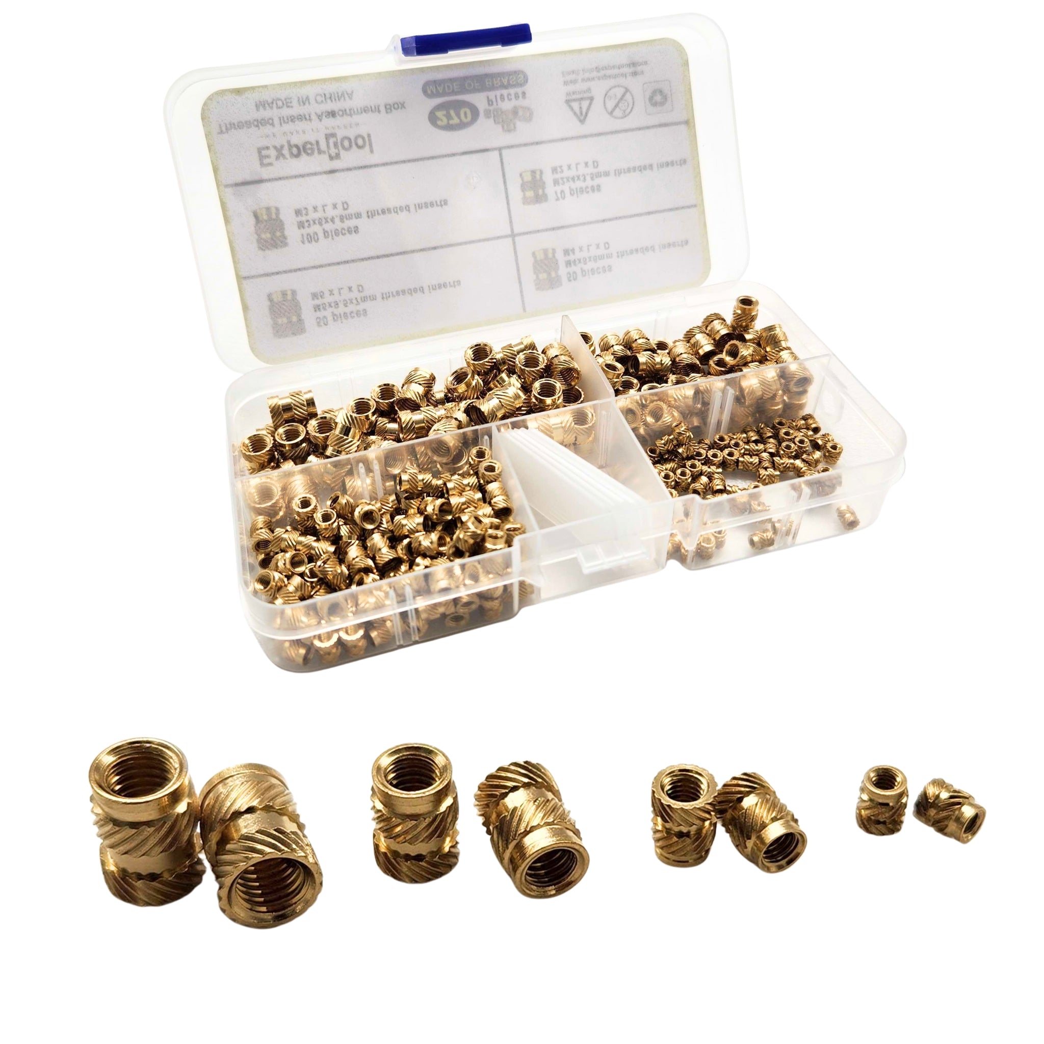 Threaded Brass Insert Assortment Box – 3D Printing Store