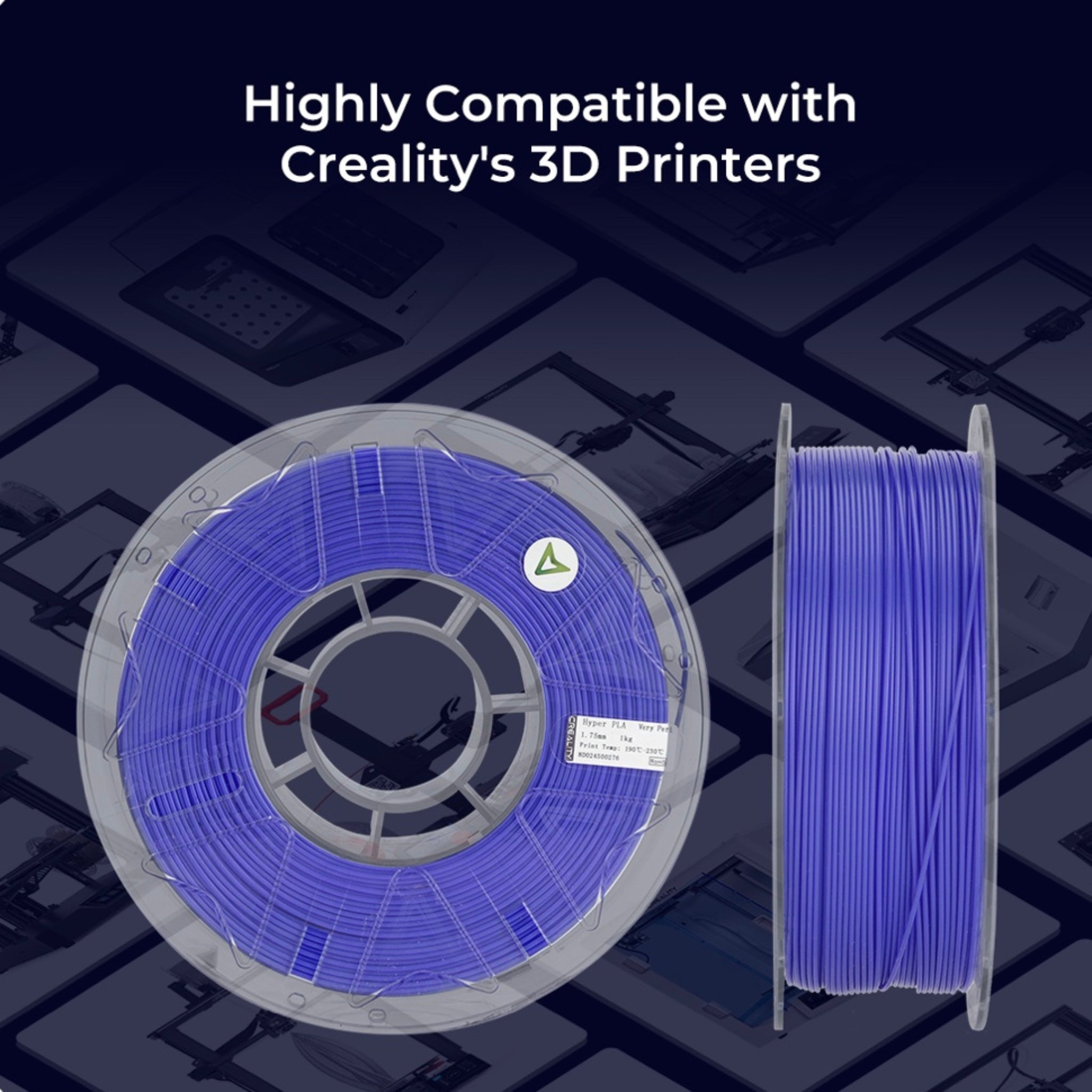 Creality Hyper PLA Filament with RFID, 1kg, 1.75mm, Blue | Buy
