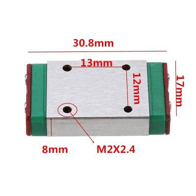 Linear Rail Block,  MGN7H (Long)