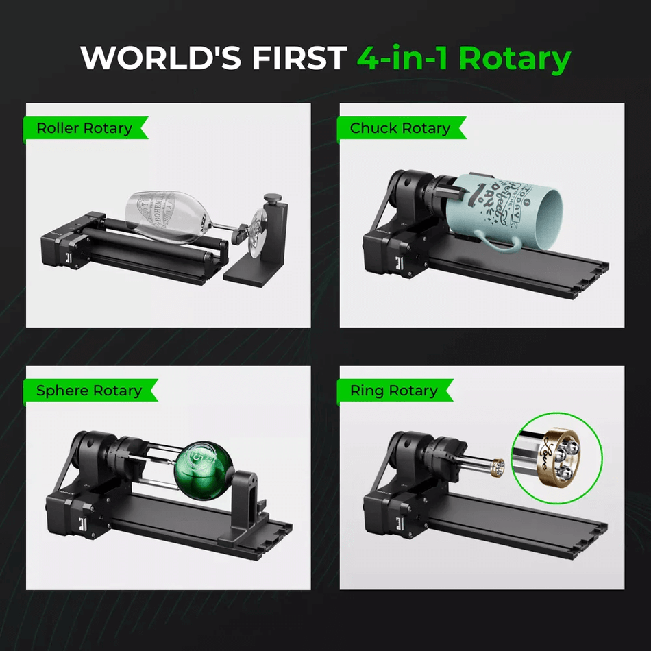 xTool Rotary Attachment 2 Pro for D/S/P/F Range