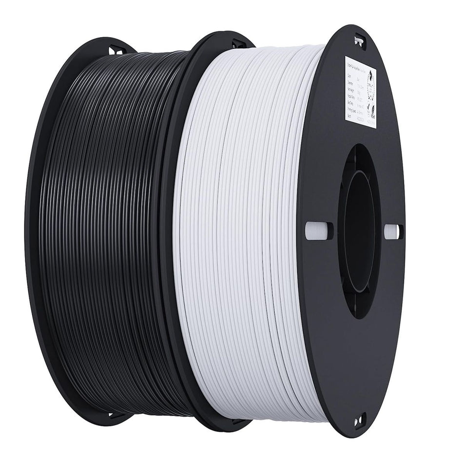 Creality Ender PLA Filament Value Pack, 2 x 1Kg, 1.75mm, Black & White