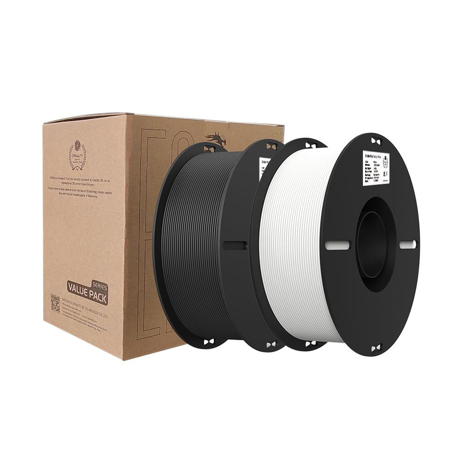 Creality Ender PLA Filament Value Pack, 2 x 1Kg, 1.75mm, Black & White