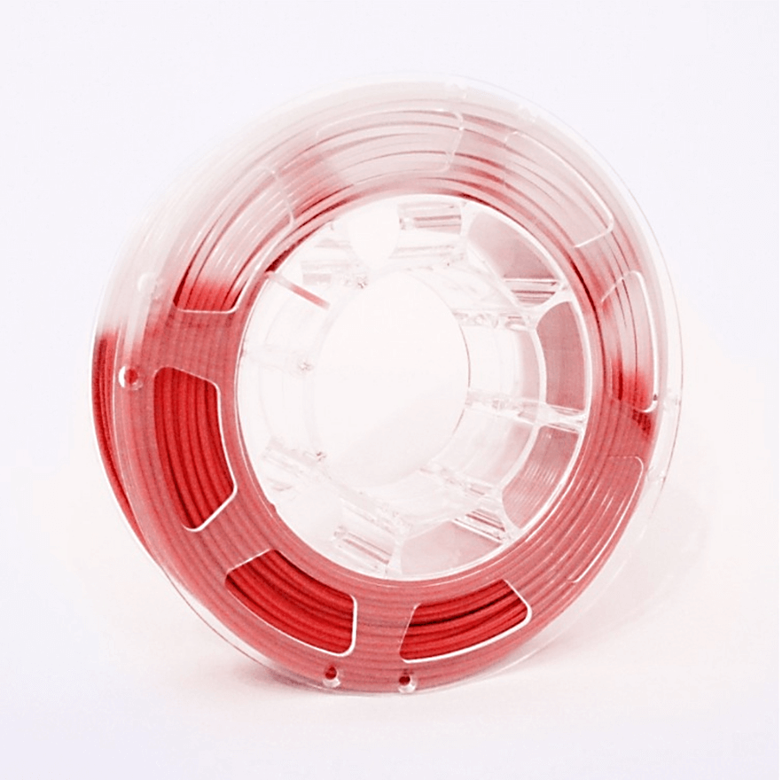 CRON PLA Temperature Change Filament, 1kg, 1.75mm, Red to White