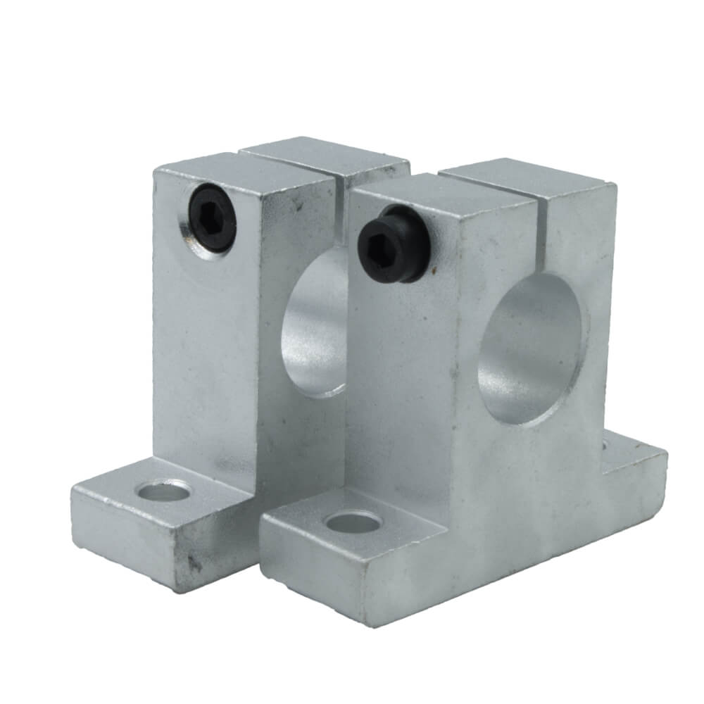Machine Rod Mount Aluminium Rod Mount for 20mm rod, SK20, 1 Pair – 3D Printing Store