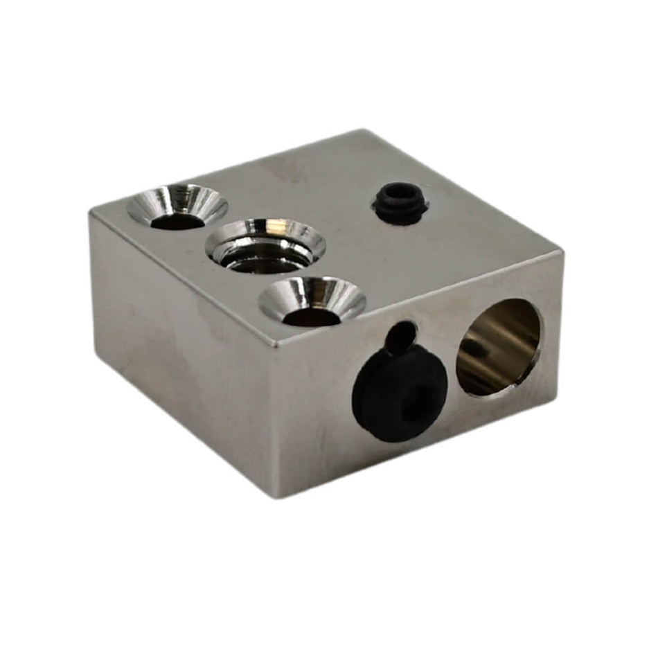 Copper Heater Block, Nickel plated for Ender-3