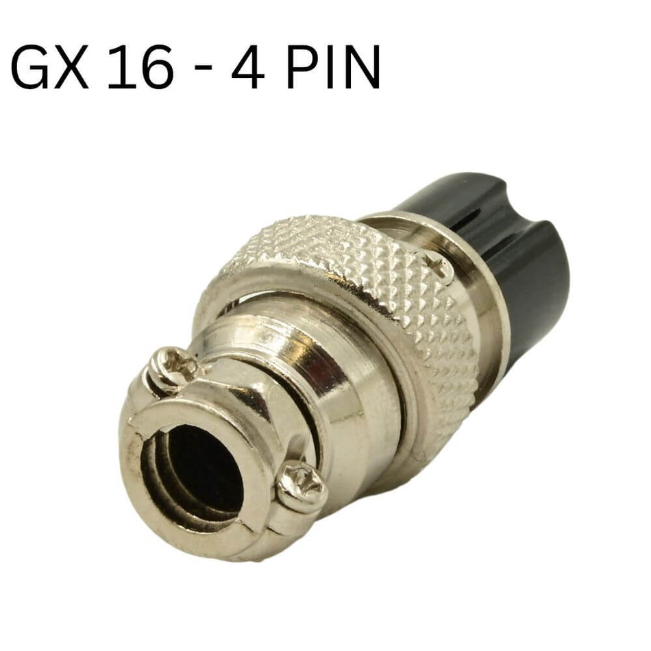 GX16 Connector, 4 Pin, Female