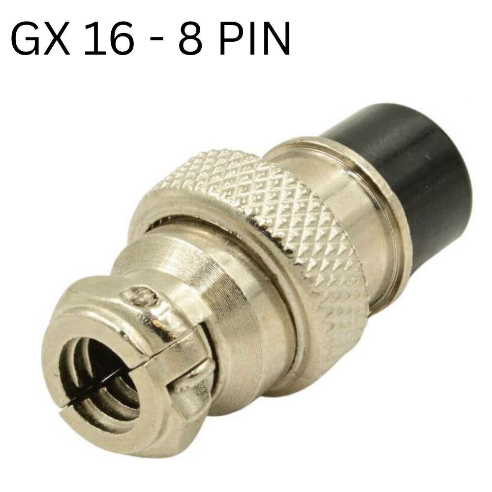 GX16 Connector, 8 Pin, Female – 3D Printing Store