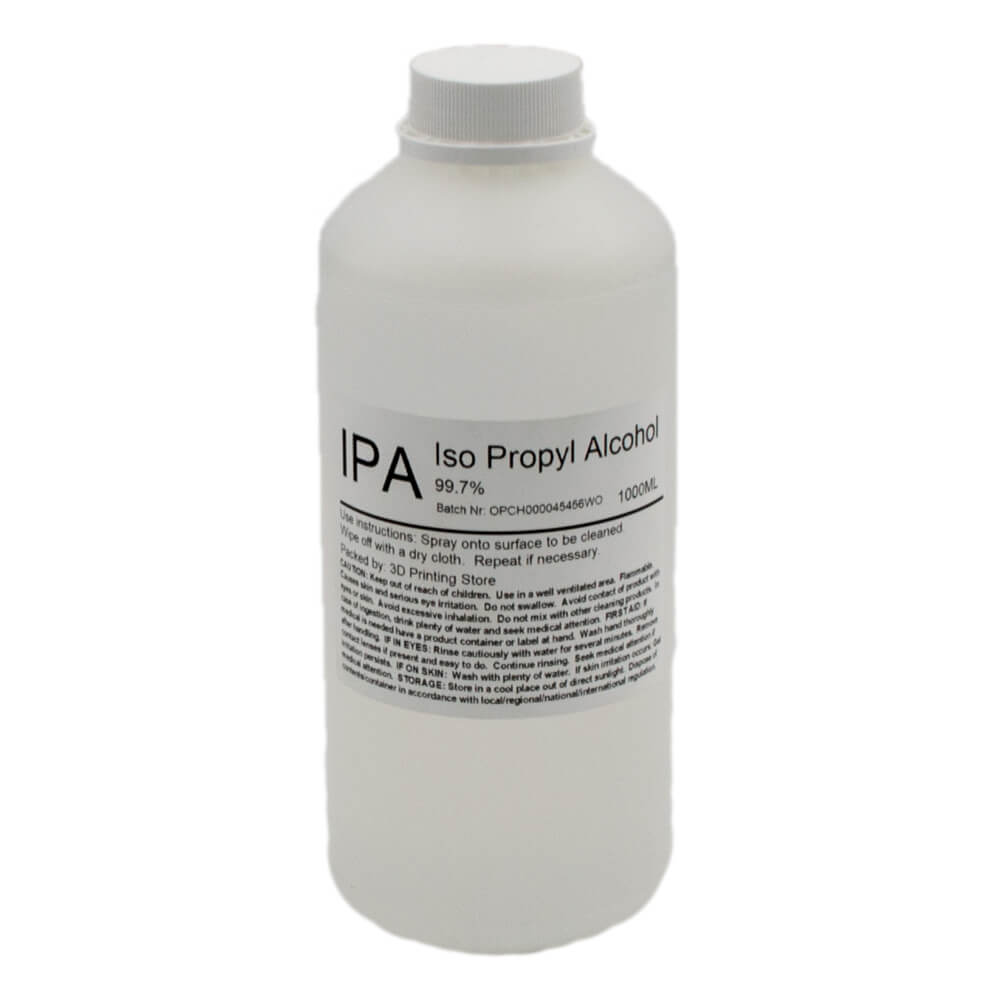 IPA 99.7% (Isopropyl Alcohol), 1 Litre – 3D Printing Store