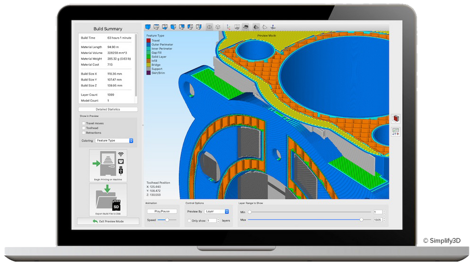 Simplify3D® V5 Software